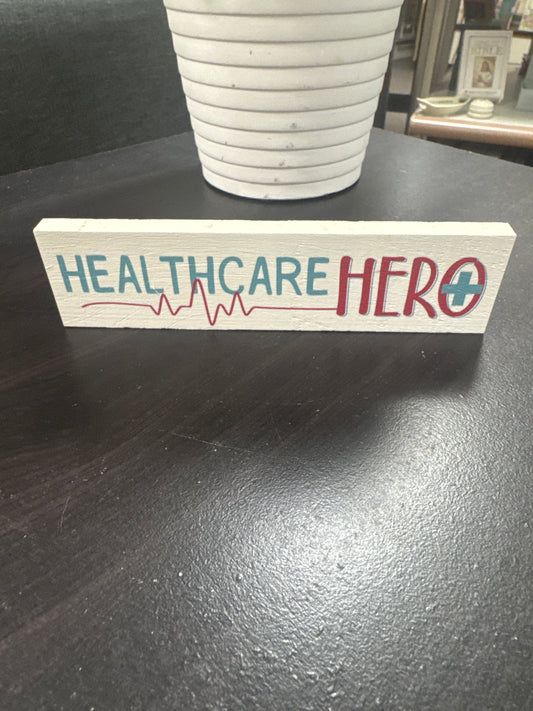 Healthcare Hero Desk Block