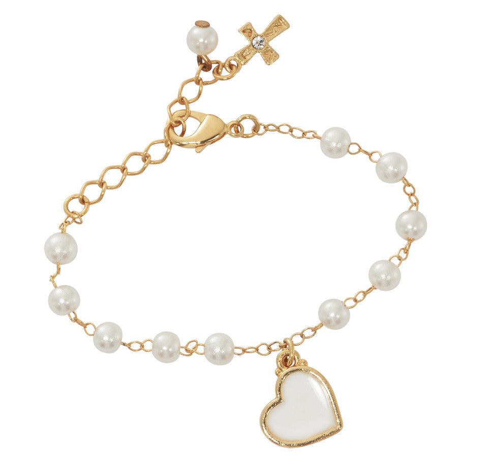 Pearl Rosary Bracelet