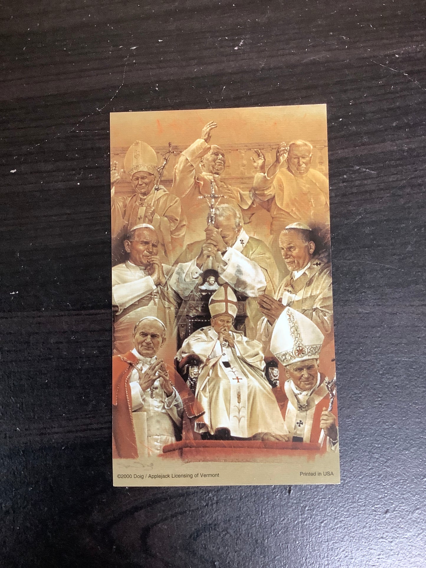 John Paul II Encyclical Letter, The Gospel of Life Paper Prayer Card