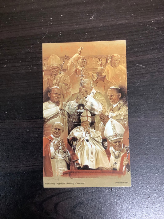 John Paul II Encyclical Letter, The Gospel of Life Paper Prayer Card