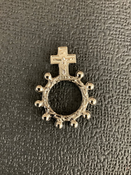 Finger Rosary - Silver