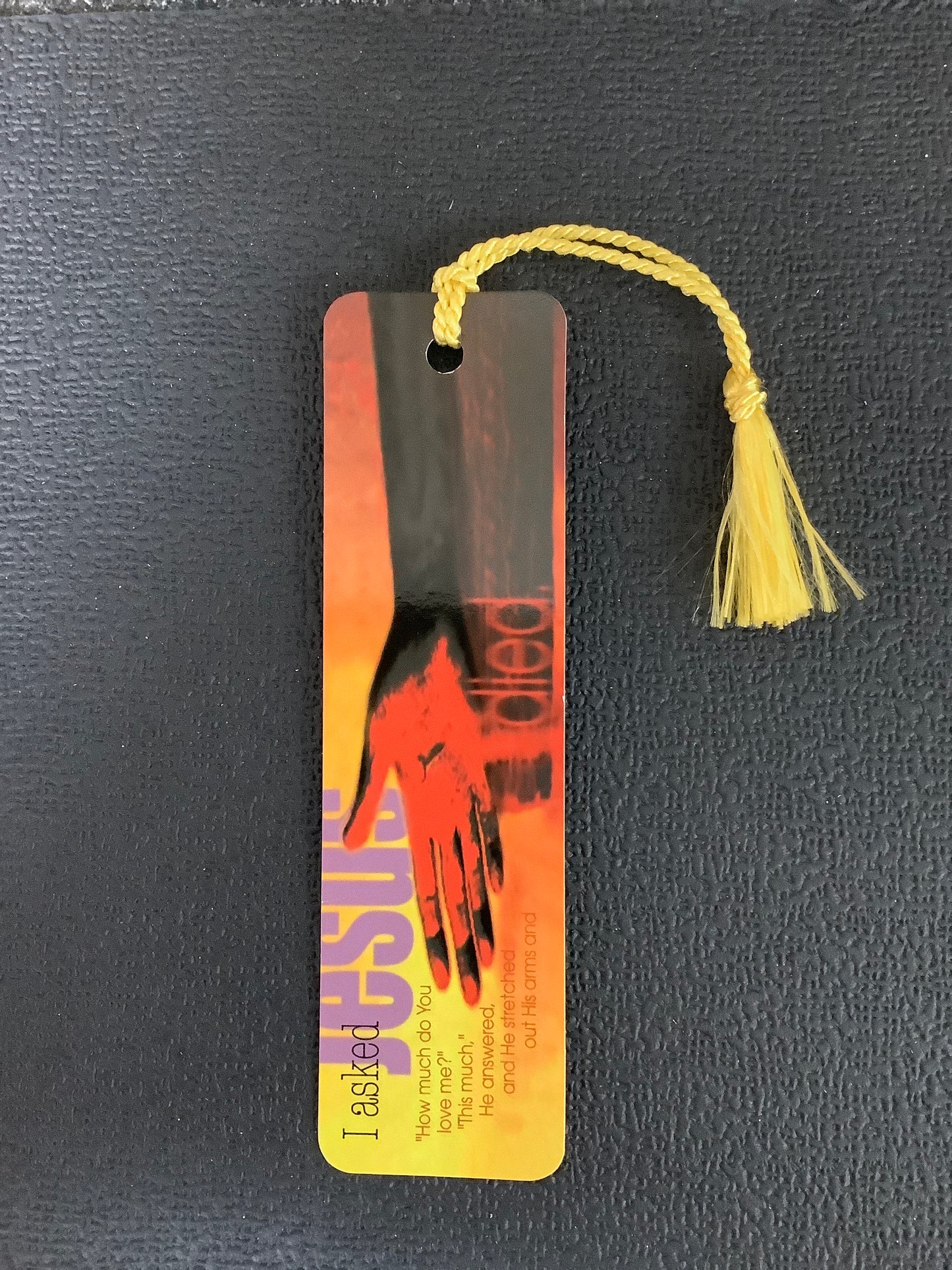 I Asked Jesus Tassle Bookmark