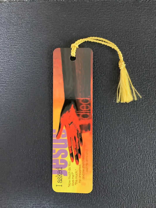 I Asked Jesus Tassle Bookmark