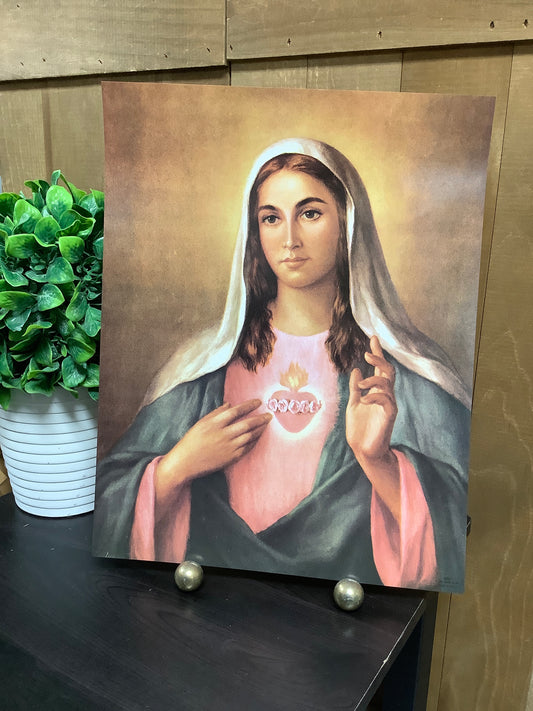 11x14 Print Immaculate Heart of Mary