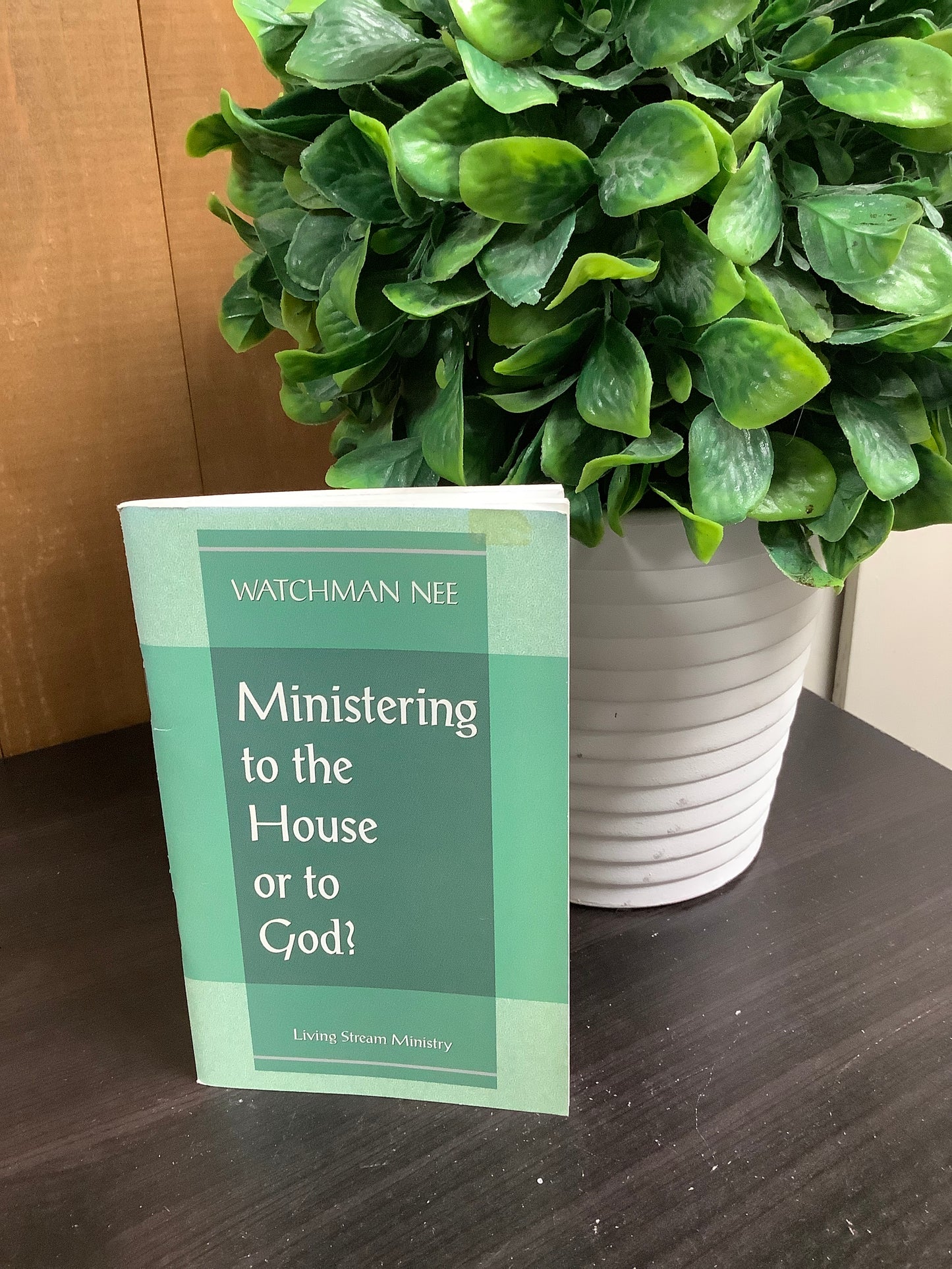 Ministering to the House or to God?