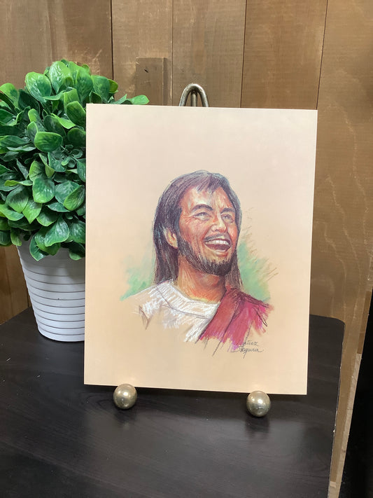 8x10 Print Laughing Jesus (Color)