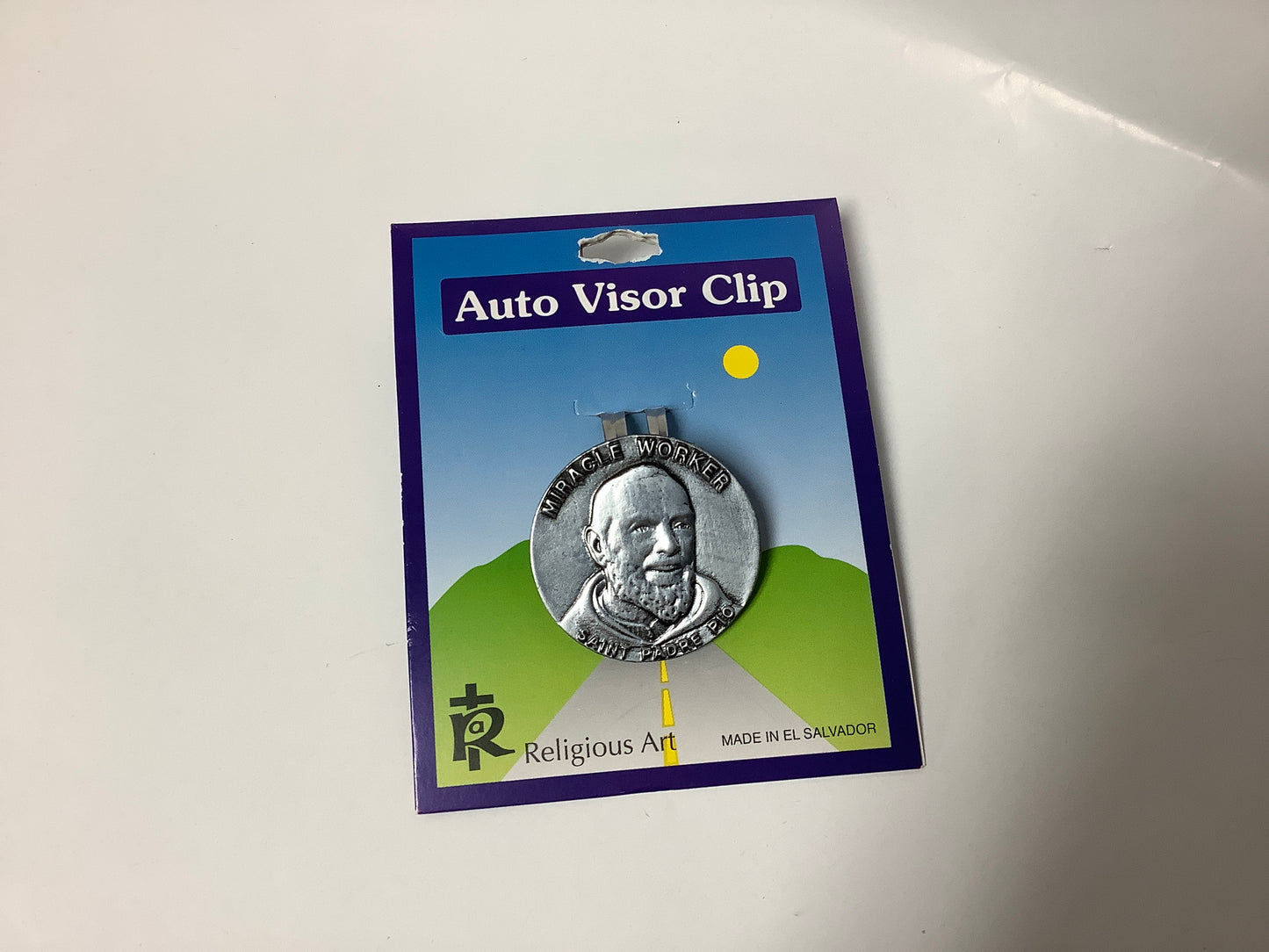 Miracle Worker - Padre Pio Visor Clip