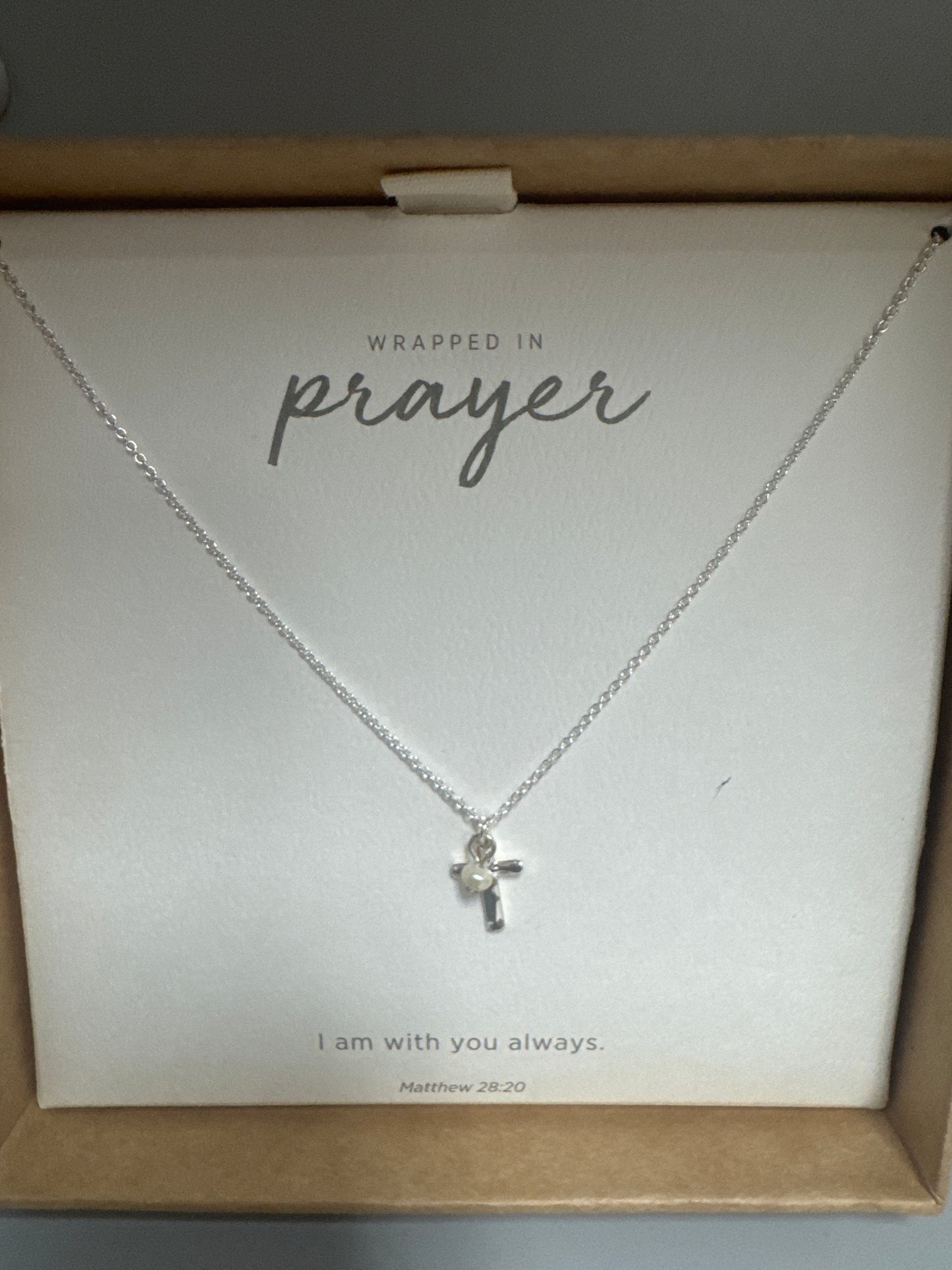 Dainty Cross Necklace - Silver