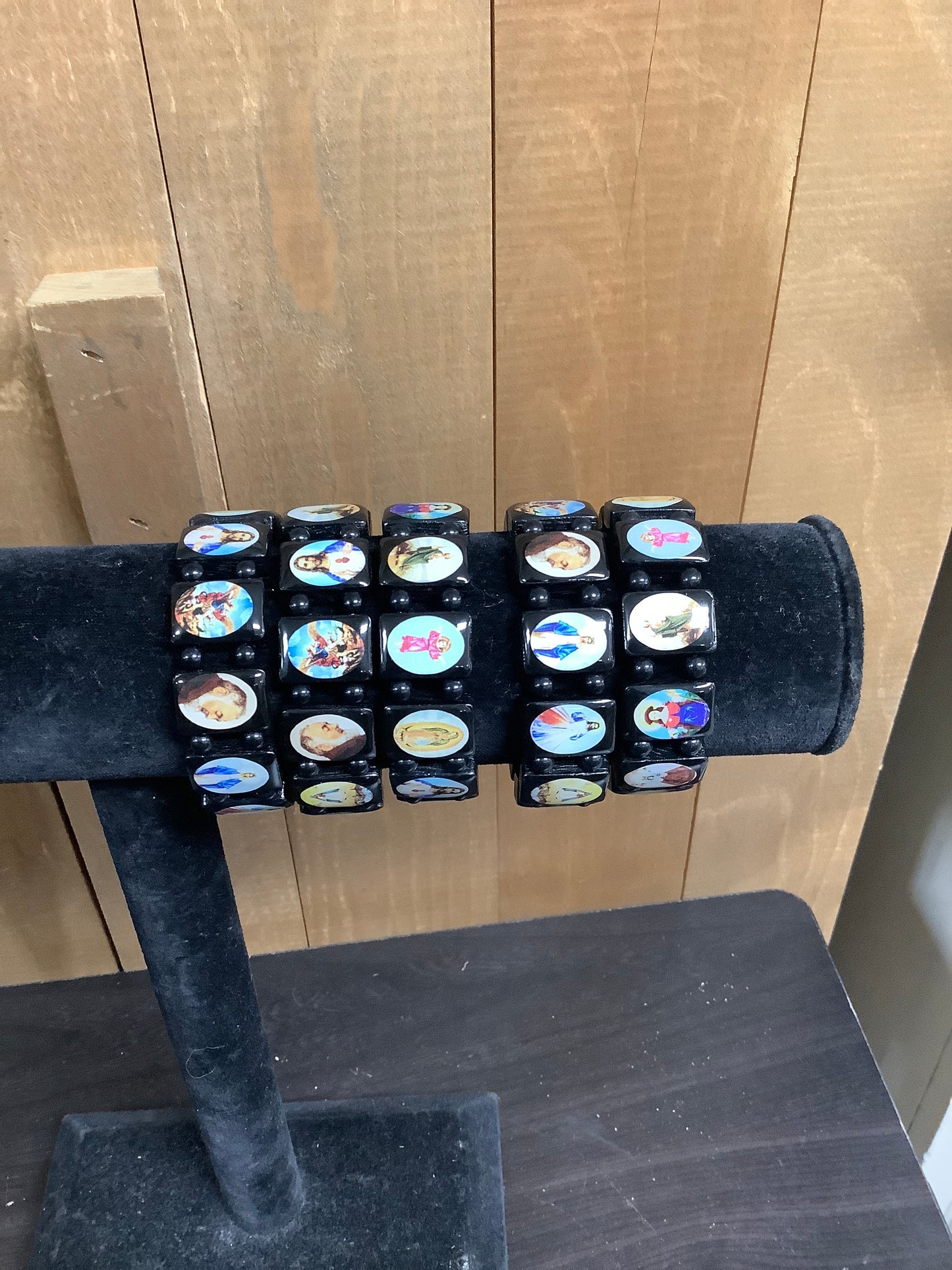 Black Wood St. Bracelet