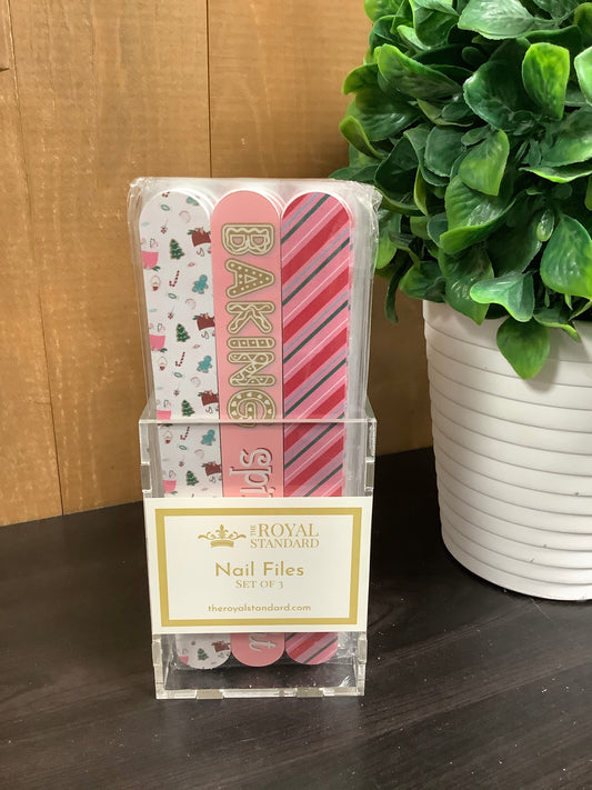 Baking Spirits Bright Nail Files - Set of 3