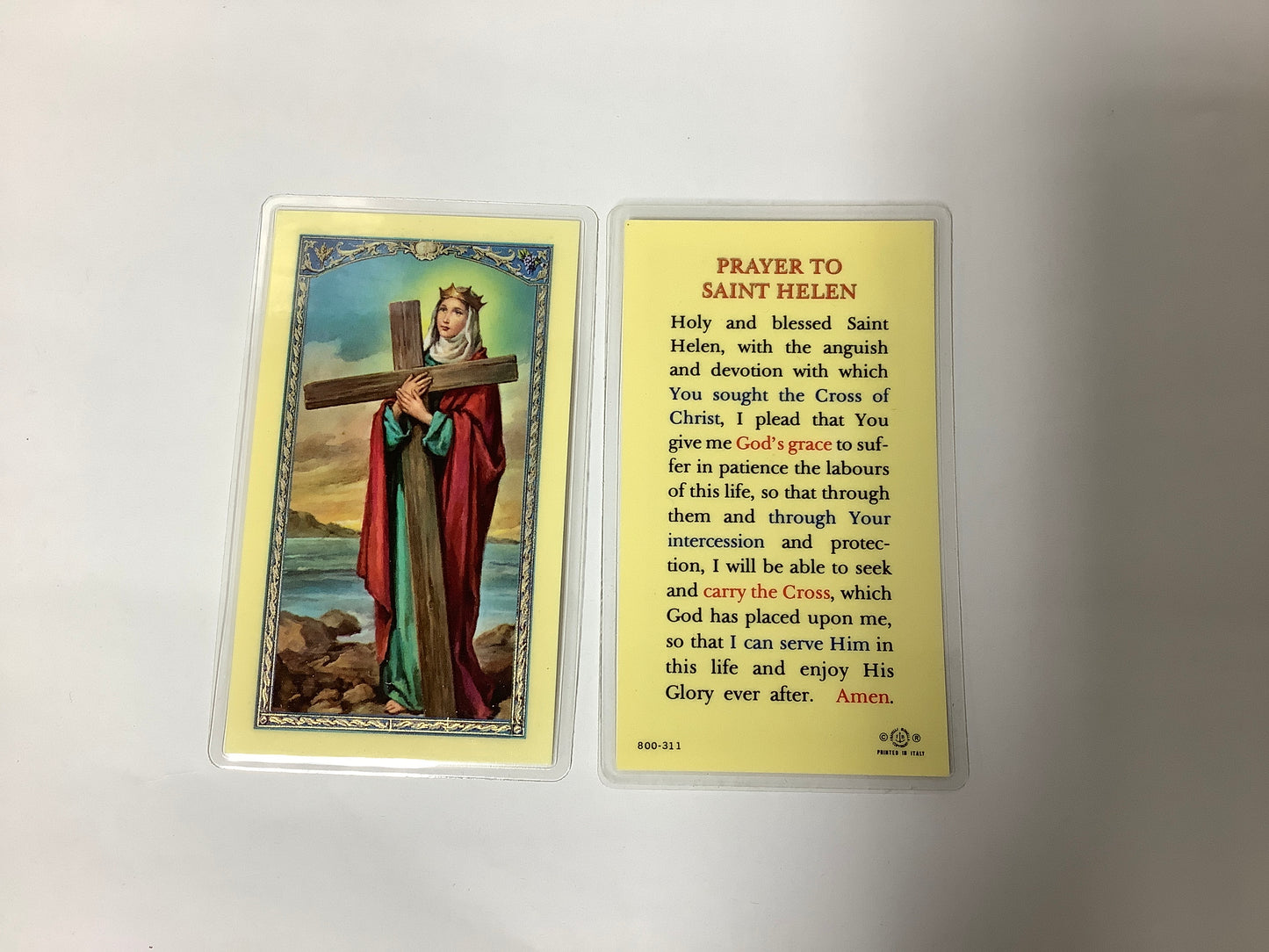 St. Helen Prayer Card