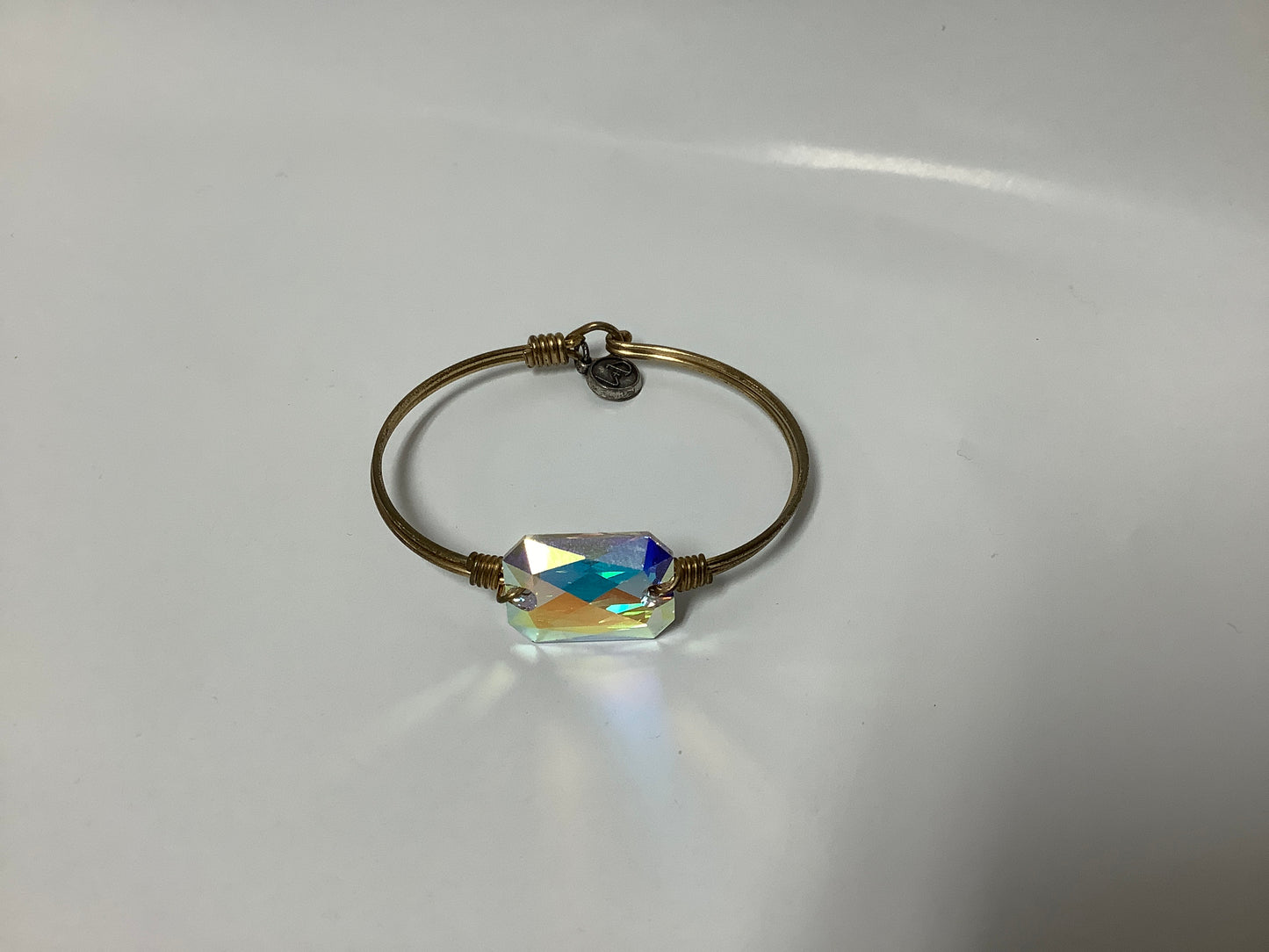 Crystal Jewel Bangle Bracelet
