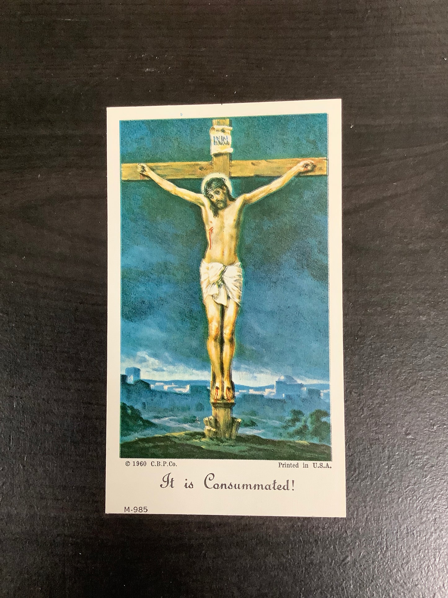 It is Consummated! Paper Prayer Card