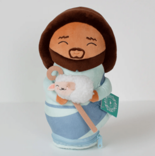 Jesus the Good Shepherd Shining Light Dolls Sound Plush