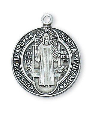 Sterling Silver St. Benedict Medal