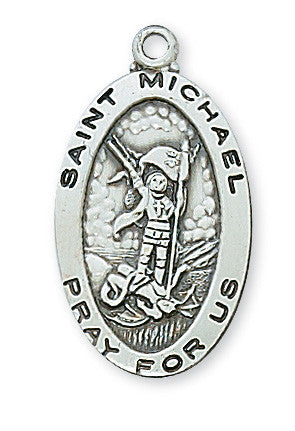 Sterling St. Michael Medal