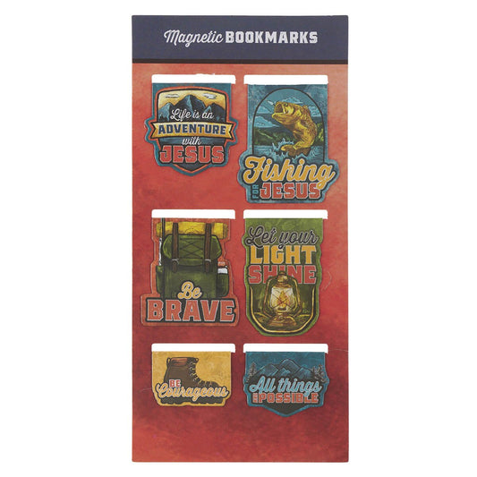 Adventure with Jesus Magnetic Bookmark Set - Psalm 16:11 Image Back