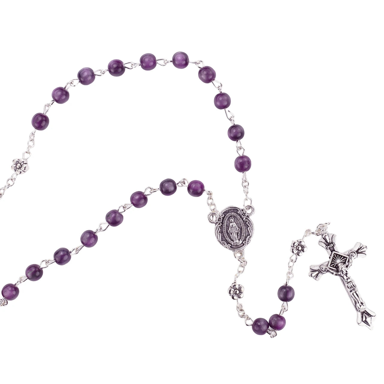6MM Purple Rosary