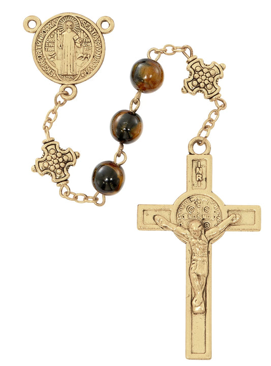 Brown St. Benedict Rosary