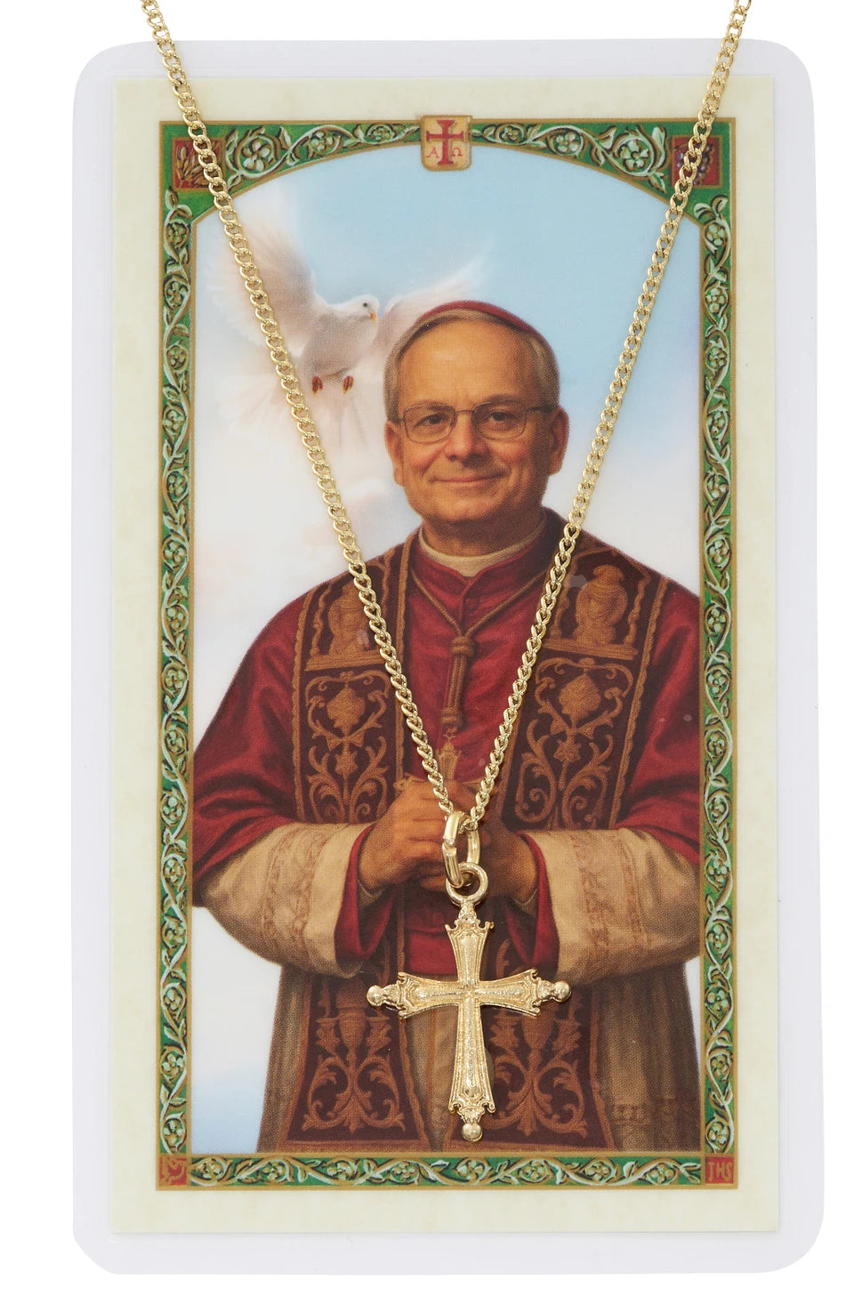 Gold Pope Leo Pectoral Cross