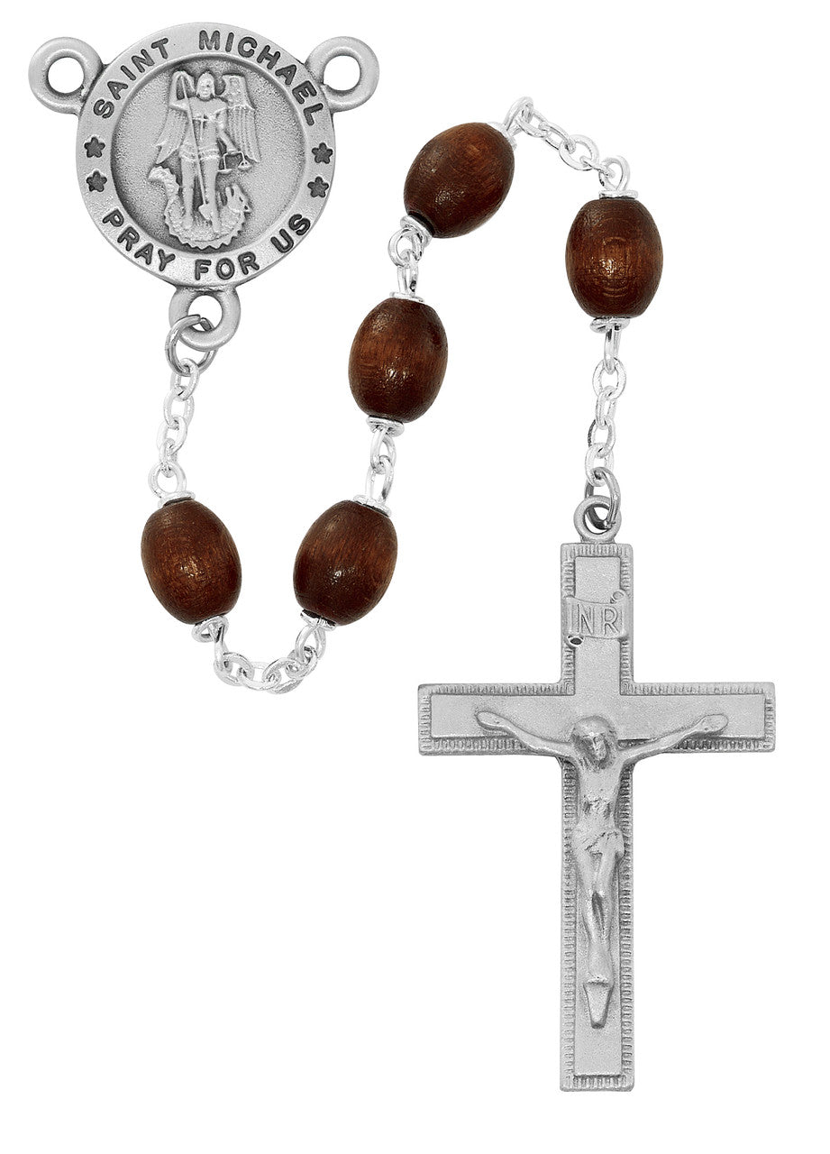 Brown Wood St. Michael Rosary