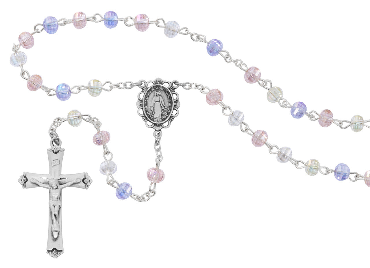 6MM Multi-Color Crystal Rosary