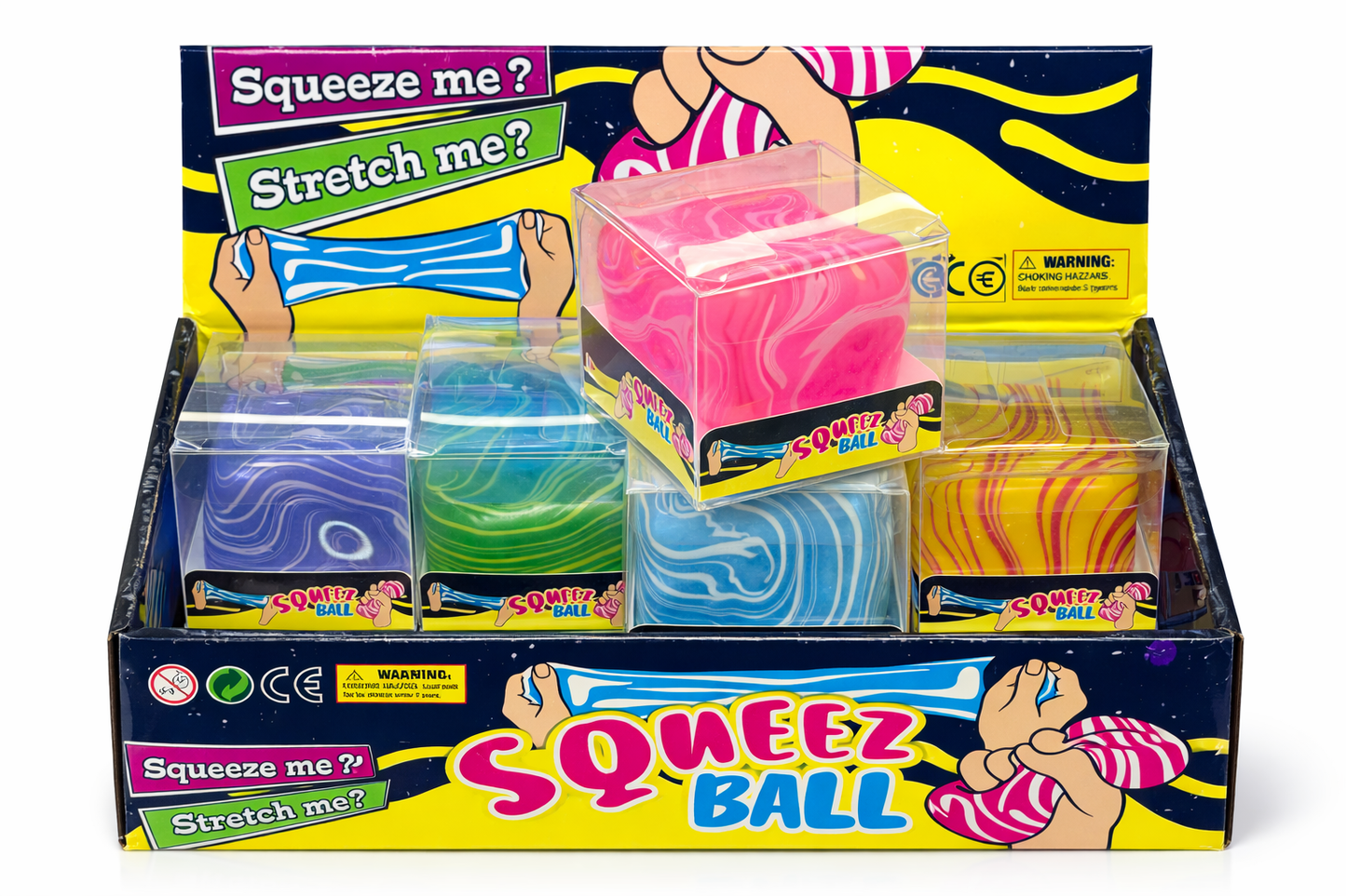 SQUEEZE BALL SWIRL SQUISHY