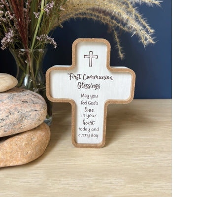 1st Communion Standing Cross