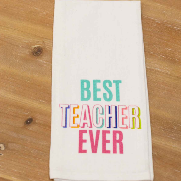 Best Teacher Ever Hand Towel
