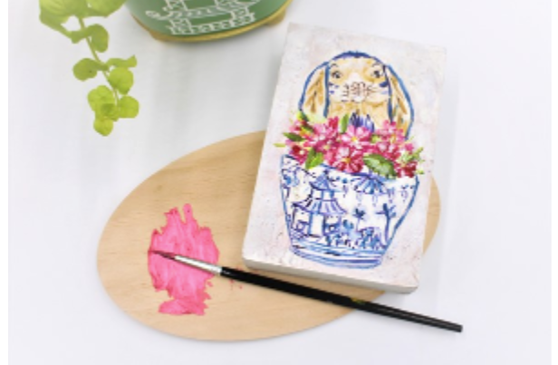 Bunny Wooden Table Sign