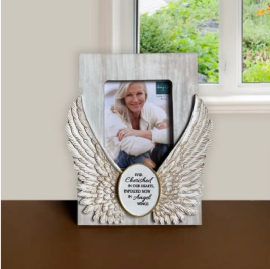 Angel Wings Memorial Frame