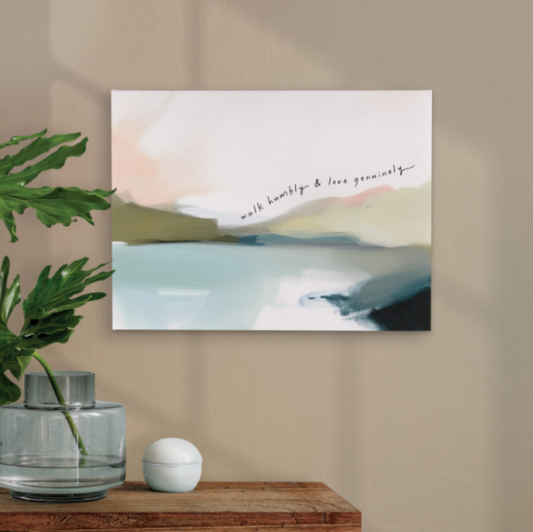 Canvas - Walk Humbly