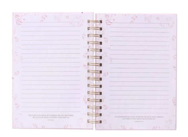 Wirebound Journal - He Gives Me New Strength