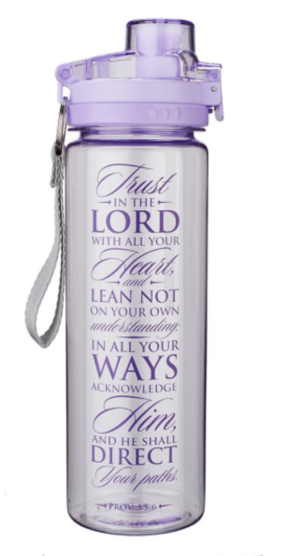 Plastic Water Bottle- Trust in the Lord