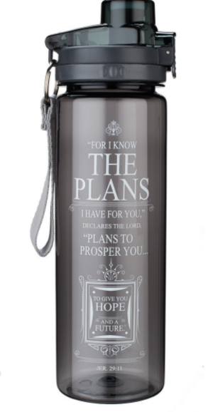 Plastic Water Bottle-For I Know the Plans