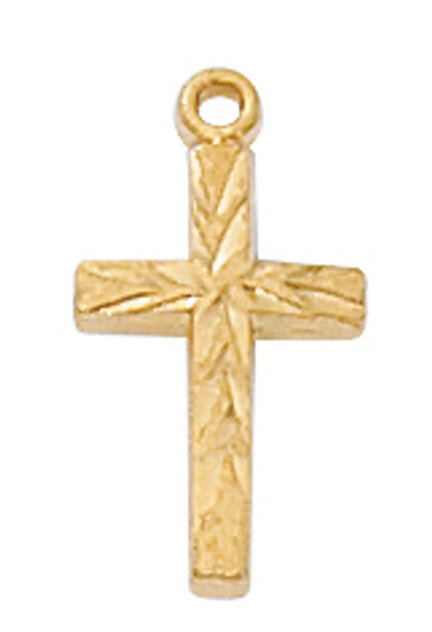 Gold Over Sterling Silver Cross