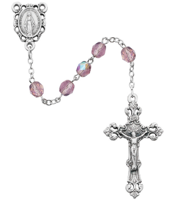 June/Amethyst Rosary