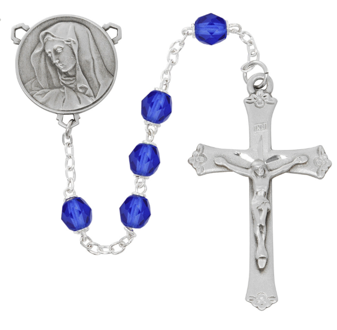Blue Our Lady of Sorrows Rosary