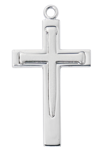 Sterling Silver Nail Cross