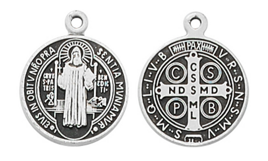 Sterling Silver St. Benedict Medal