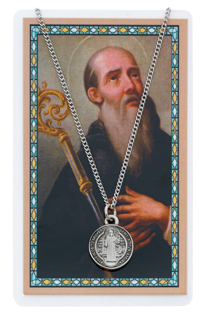 St. Benedict Medal & Prayer Card Set