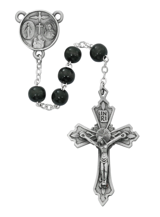 Black Wood Rosary
