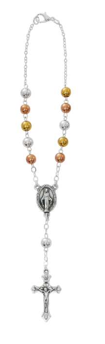 Tri-Color Auto Rosary