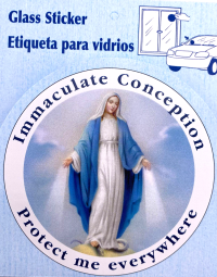 Glass Sticker - Immaculate Conception