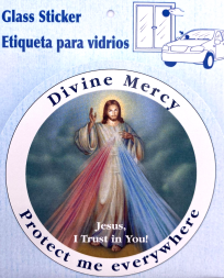 Glass Sticker - Divine Mercy