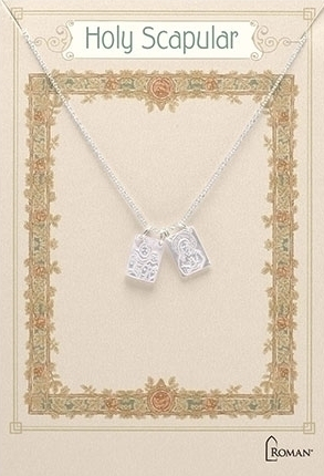 Scapular Necklace - Shell/Sterling Silver