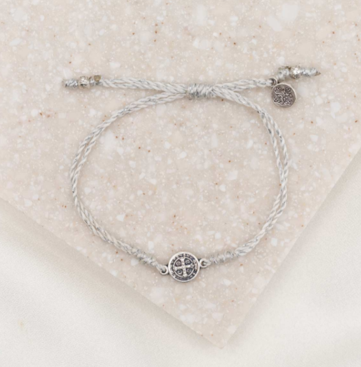 Breathe Blessing Bracelet - Metallic Silver