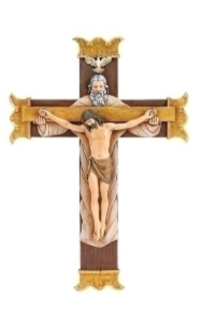 10.25" Holy Trinity Crucifix