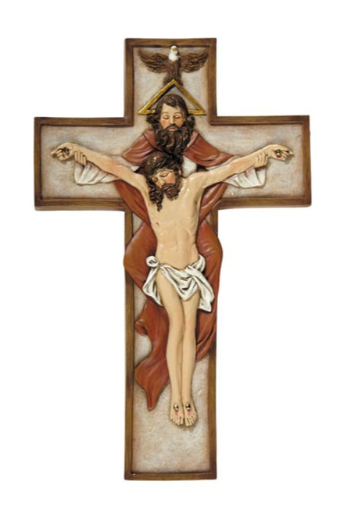 10" Holy Trinity Wall Crucifix