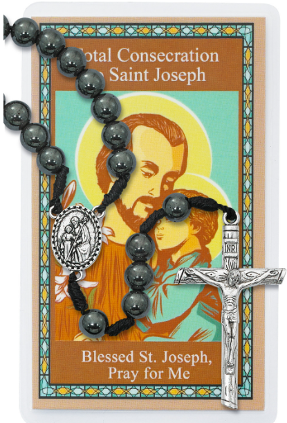 St. Joseph Hematite Rosary